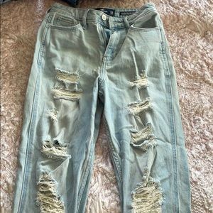 High rise Hollister mom jeans